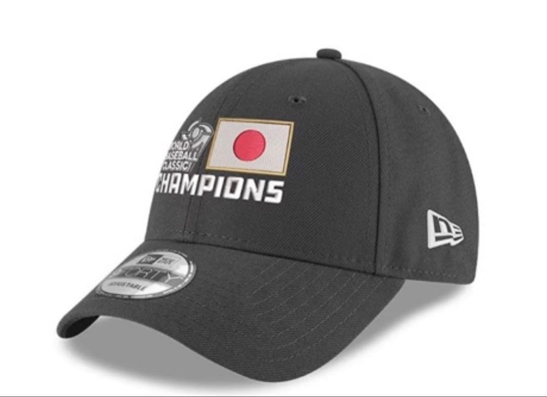 【即発送】WBC 優勝記念限定キャップ(グレー、アジャスタブル)＆Tシャツ M