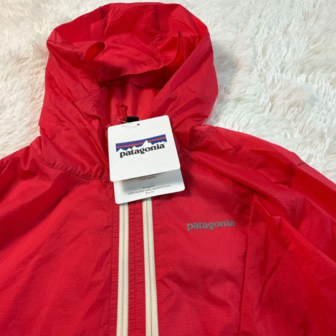 新品未使用タグ付 パタゴニア patagonia フーディニジャケット L赤