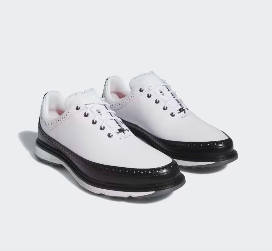 ◼️新品◼️adidas◼️アディダス◼️MC80◼️天然皮革◼️防水◼️25.0cm◼️白黒