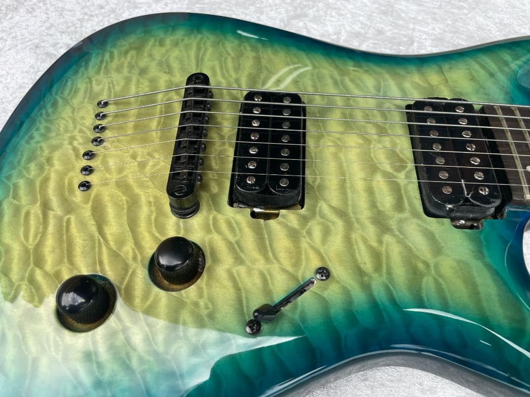 ギター Y1058 gfc GN7-200 Gloss Blue Burst QM