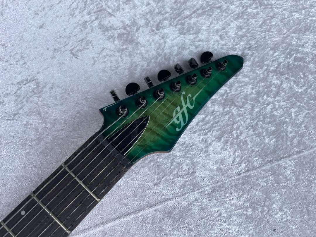 ギター Y1058 gfc GN7-200 Gloss Blue Burst QM