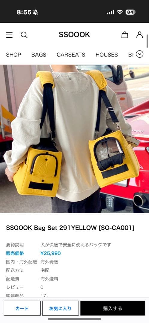 ssoook キャリーバック