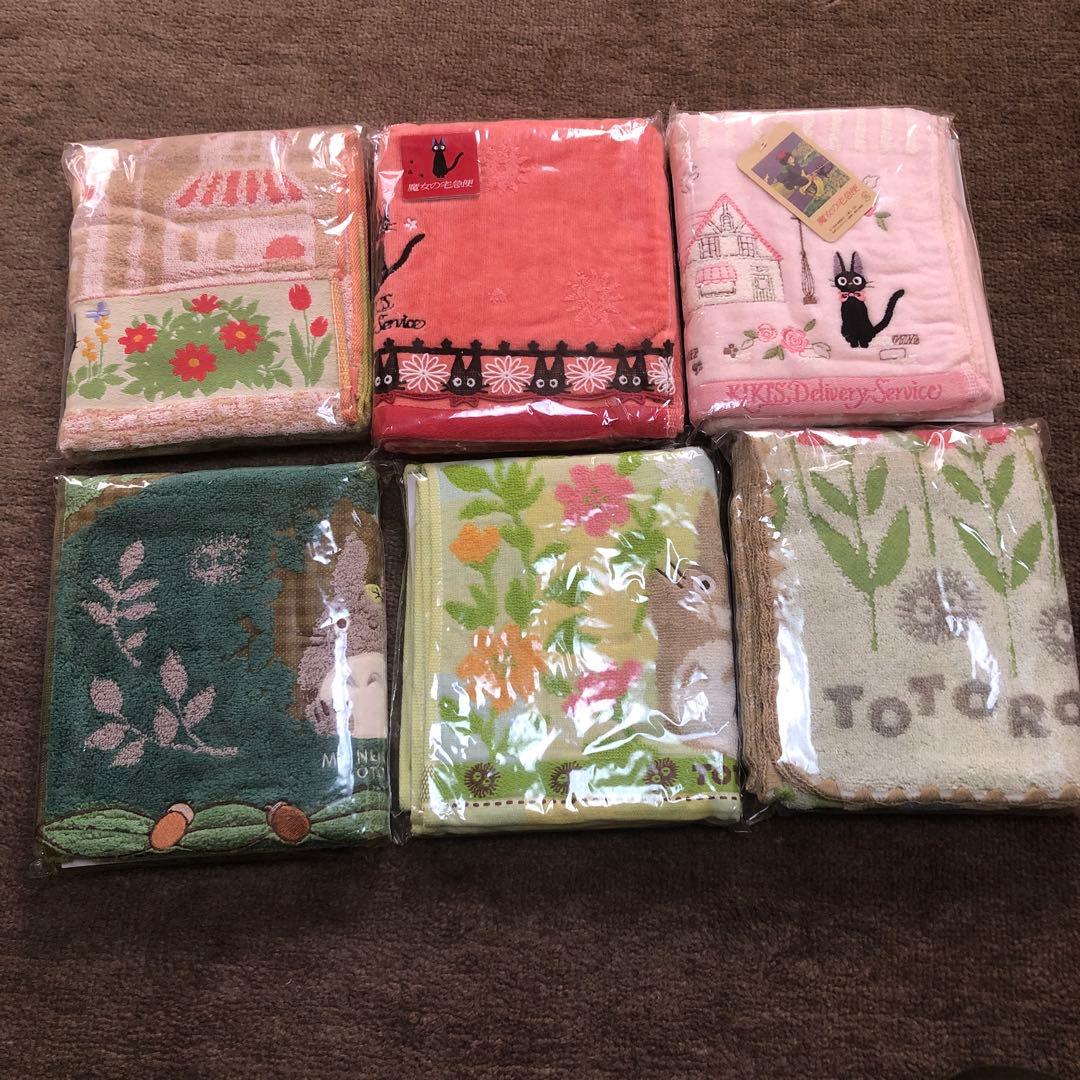 ジブリ フェイスタオル 6枚セット