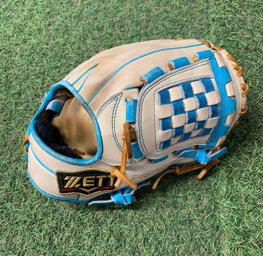 野球グローブ　軟式　内野用グラブ　ZETT ゼット　プロステイタス　源田モデル