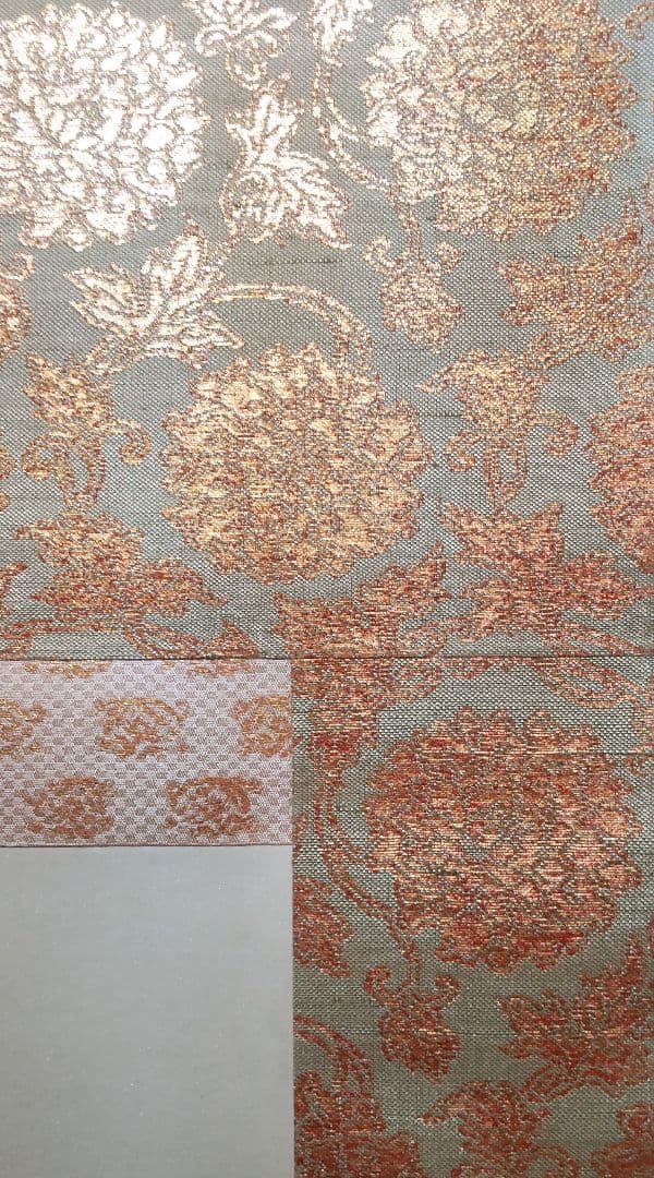 「遊鯉」太田龍一 掛軸 太巻き桐箱 二重箱入