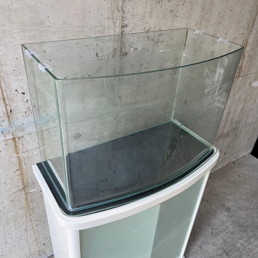 【セット・美品】ルノアール600 アクアシステム 60cm曲げガラス水槽