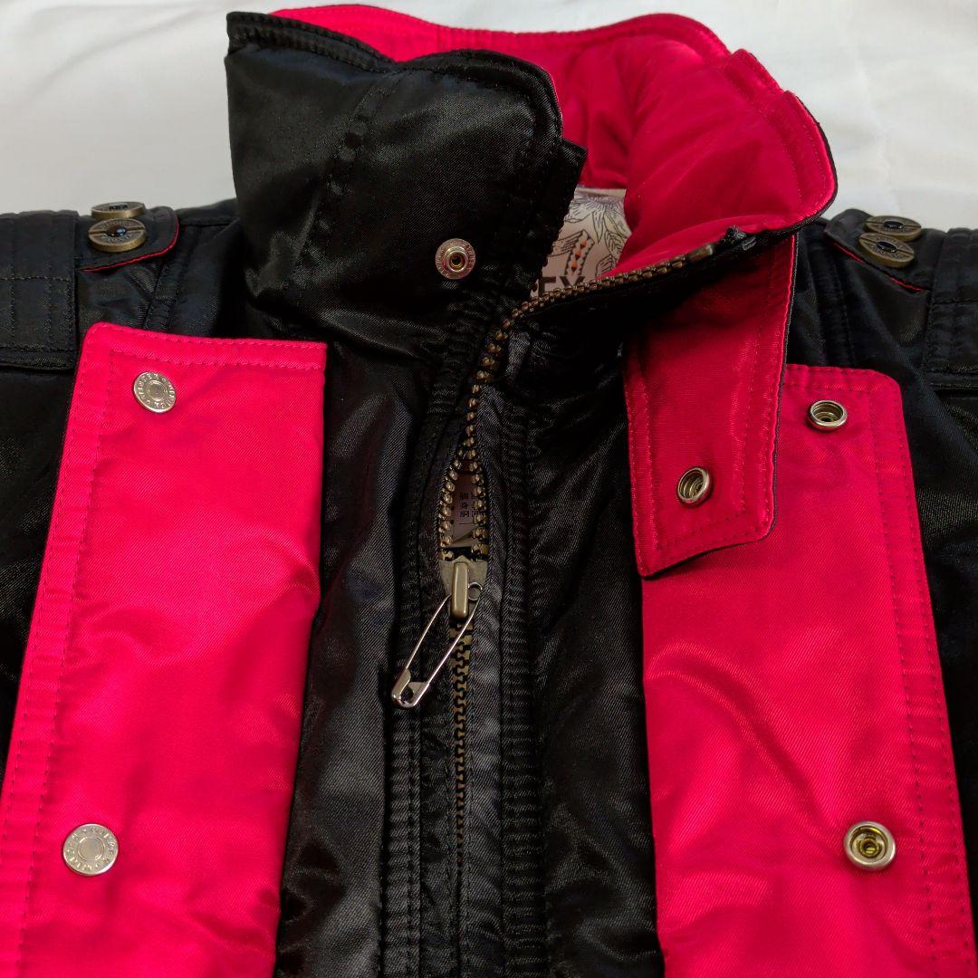 【WINDEX・ウインデックス】スキーウェア ブラック✕レッド ２点セット