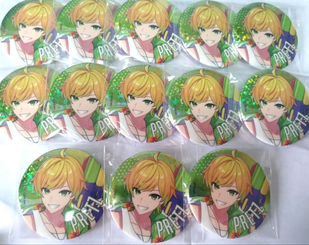 AMPTAK×COLORS AMPTAK ぷりっつ 缶バッジ 夏グッズ