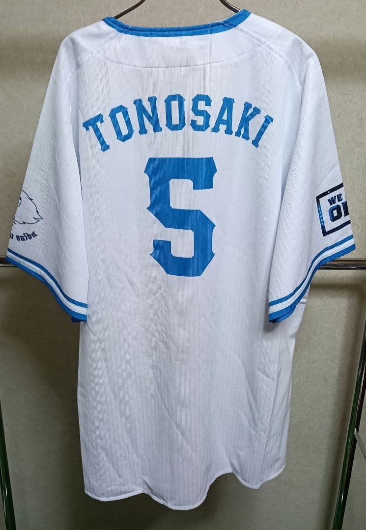 【新品タグ付き！】 西武ライオンズ 外崎修汰 ブルーシリーズユニフォーム L