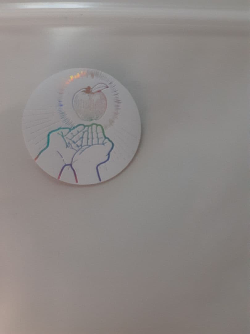 はくいきしろい アイシャドウでつくられたアートステッカー KATE