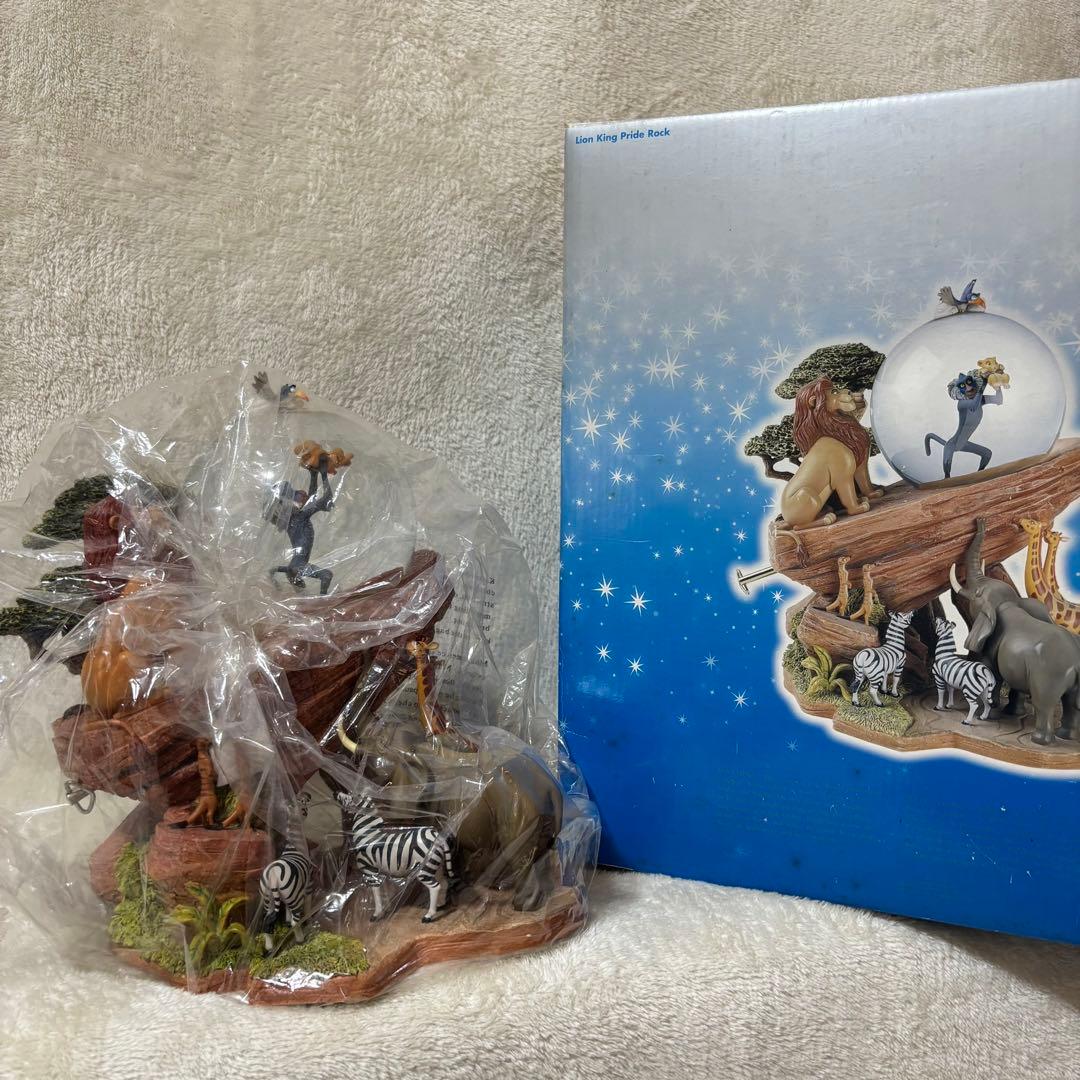 【ほぼ新品】ディズニー スノードーム オルゴール ライオンキング