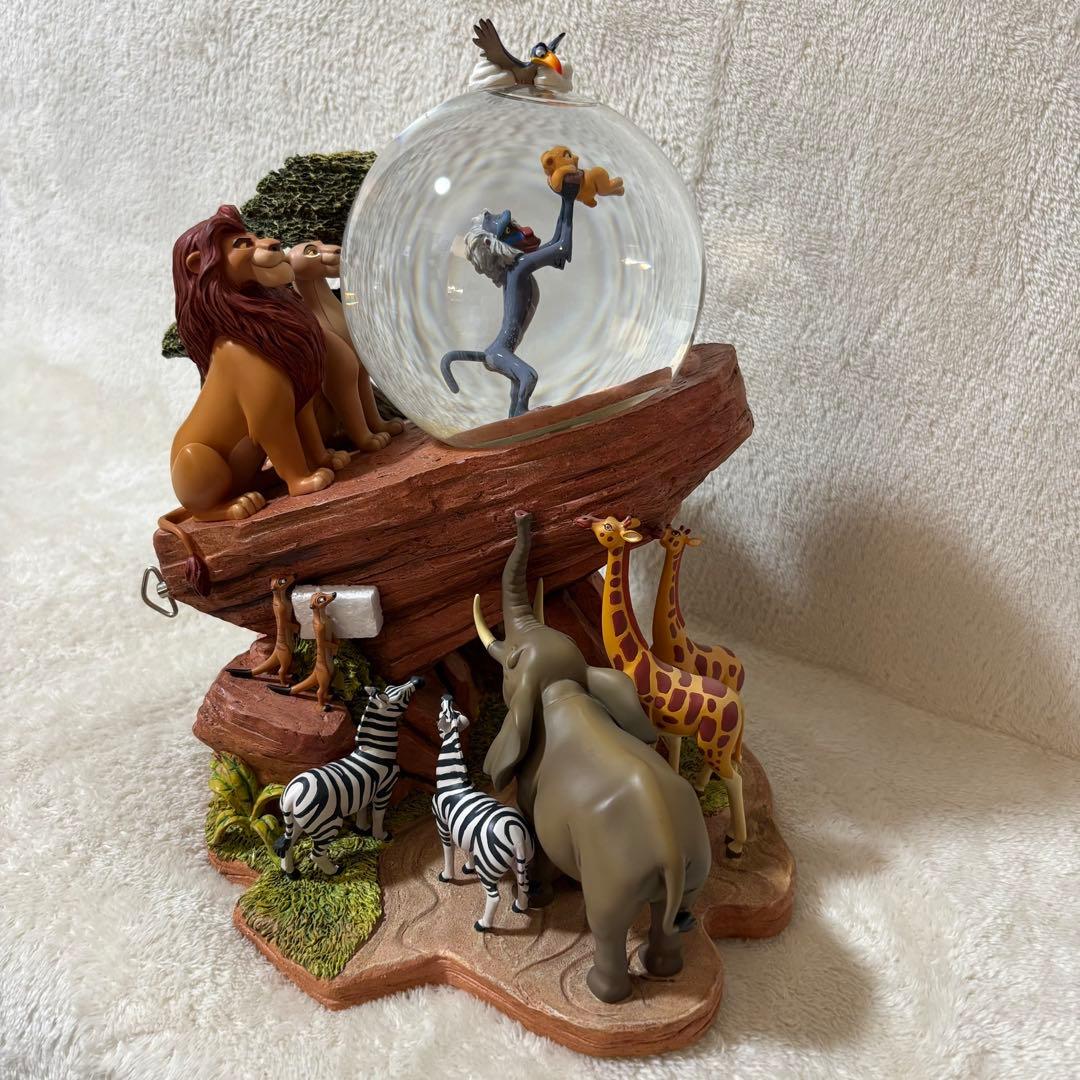 【ほぼ新品】ディズニー スノードーム オルゴール ライオンキング