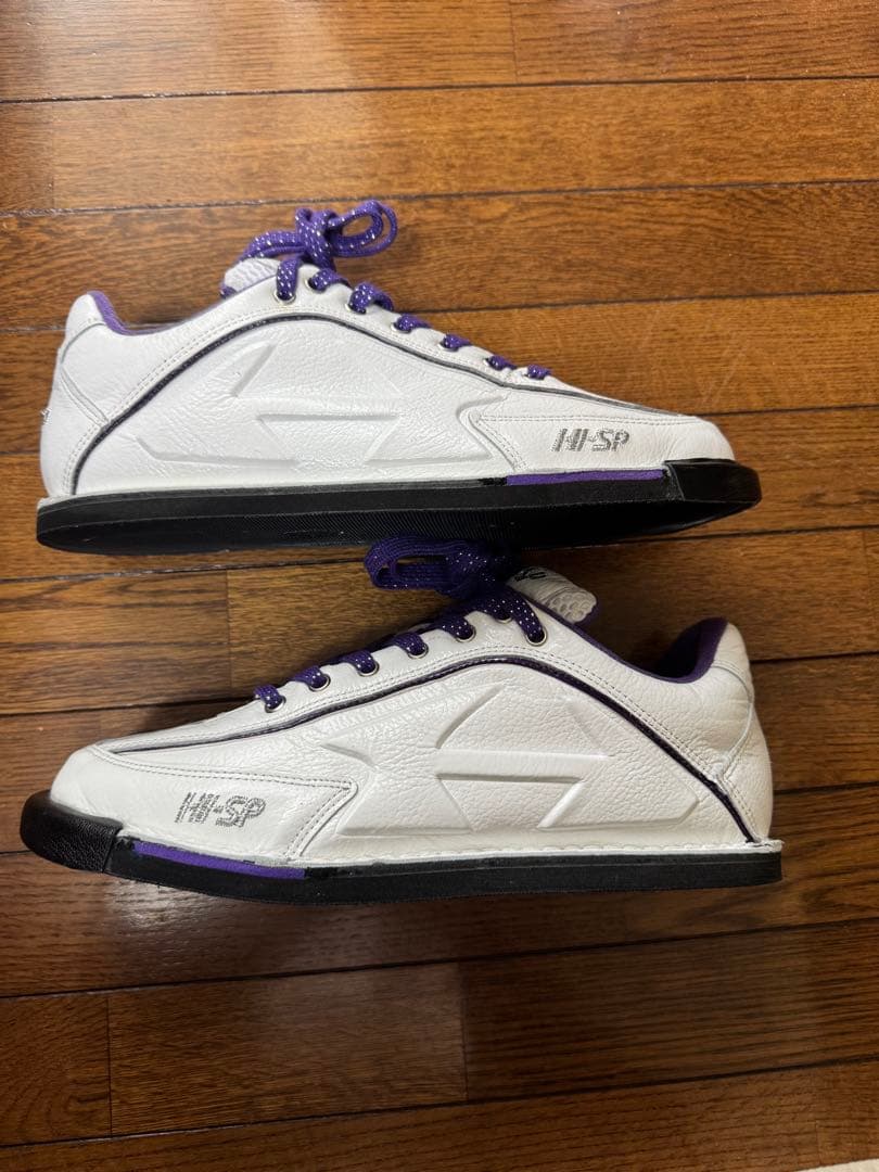 美品おまけ付きHI-SPリバップSTL ホワイト/パープル　26.5cm