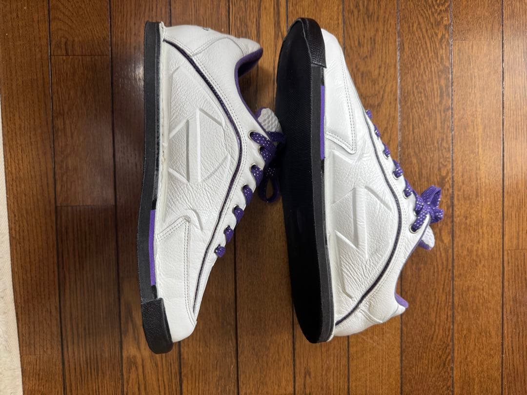 美品おまけ付きHI-SPリバップSTL ホワイト/パープル　26.5cm