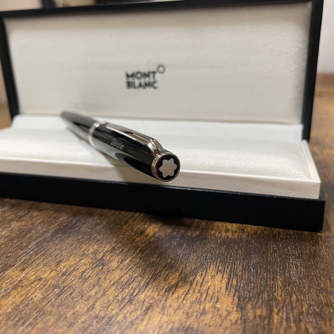 ☆即筆記可☆モンブラン PIX　ローラーボール　キャップ式　ブラック　ネーム有り