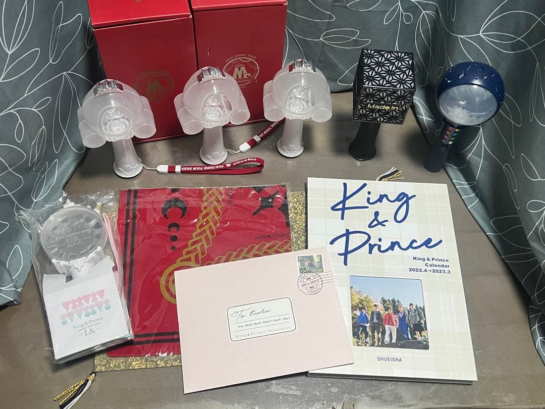 King & Princeカレンダー、バンダナ、ペンライト等 グッズ8点