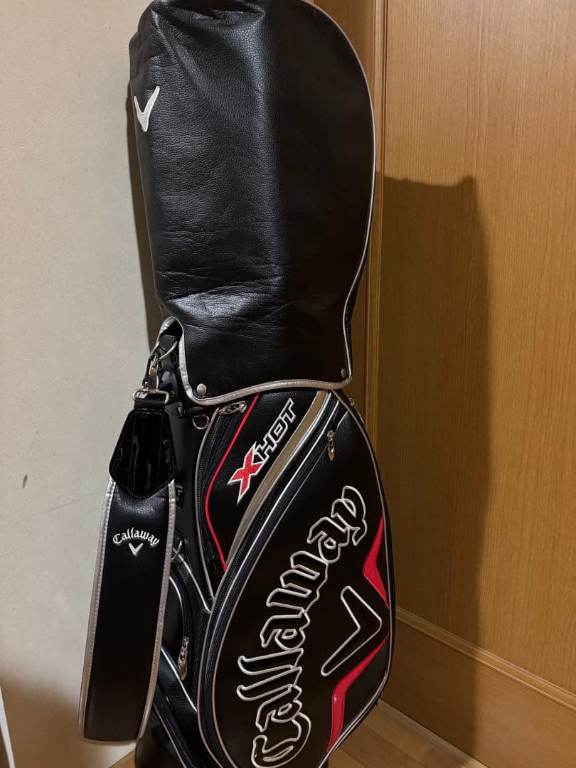Callaway XHOT キャディバッグ 黒/赤