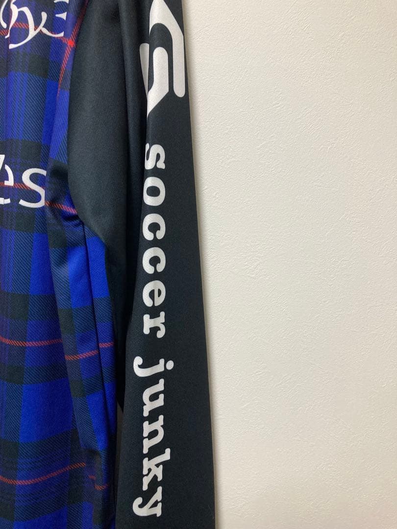 匿名配送/送料込 LISEM サッカージャンキー コラボ　長袖プラシャツ　XL