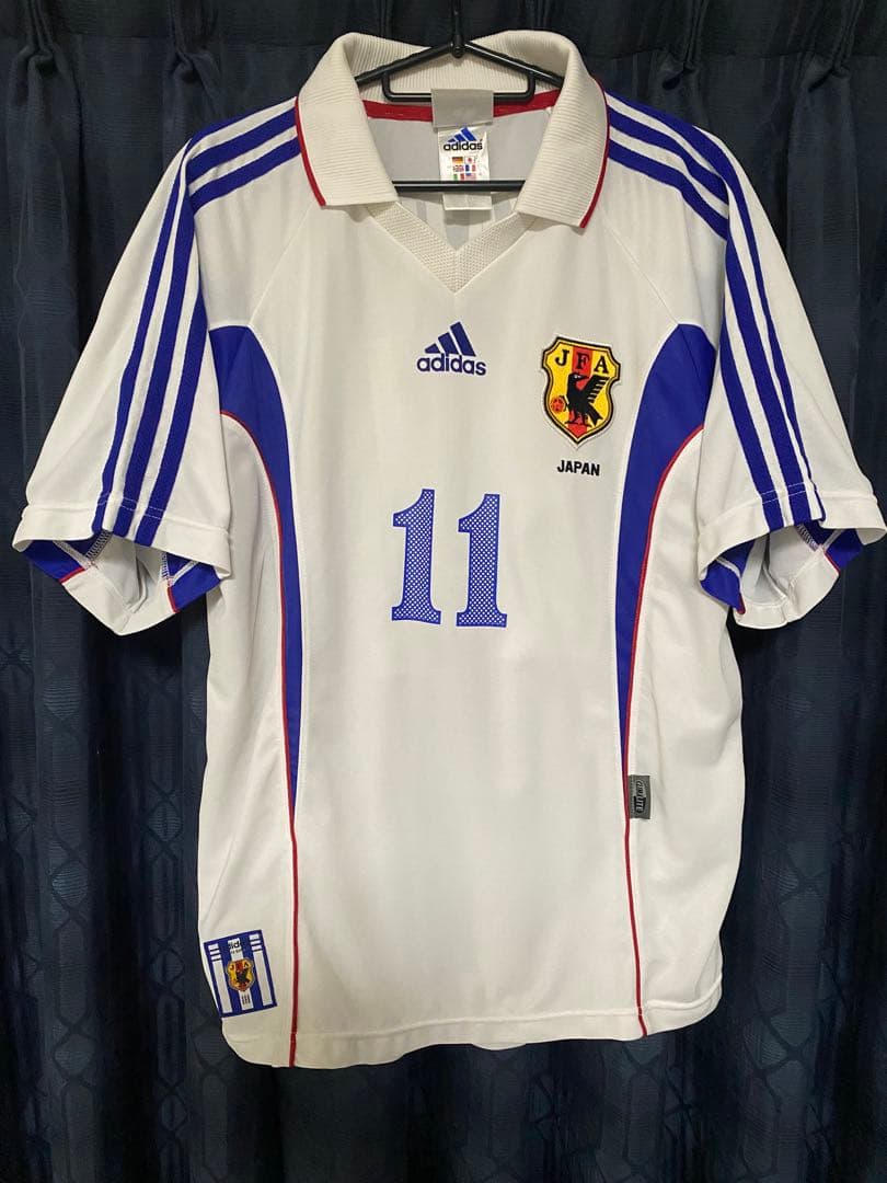 三浦知良 1999/2000 日本代表 アウェイユニフォーム　カズ