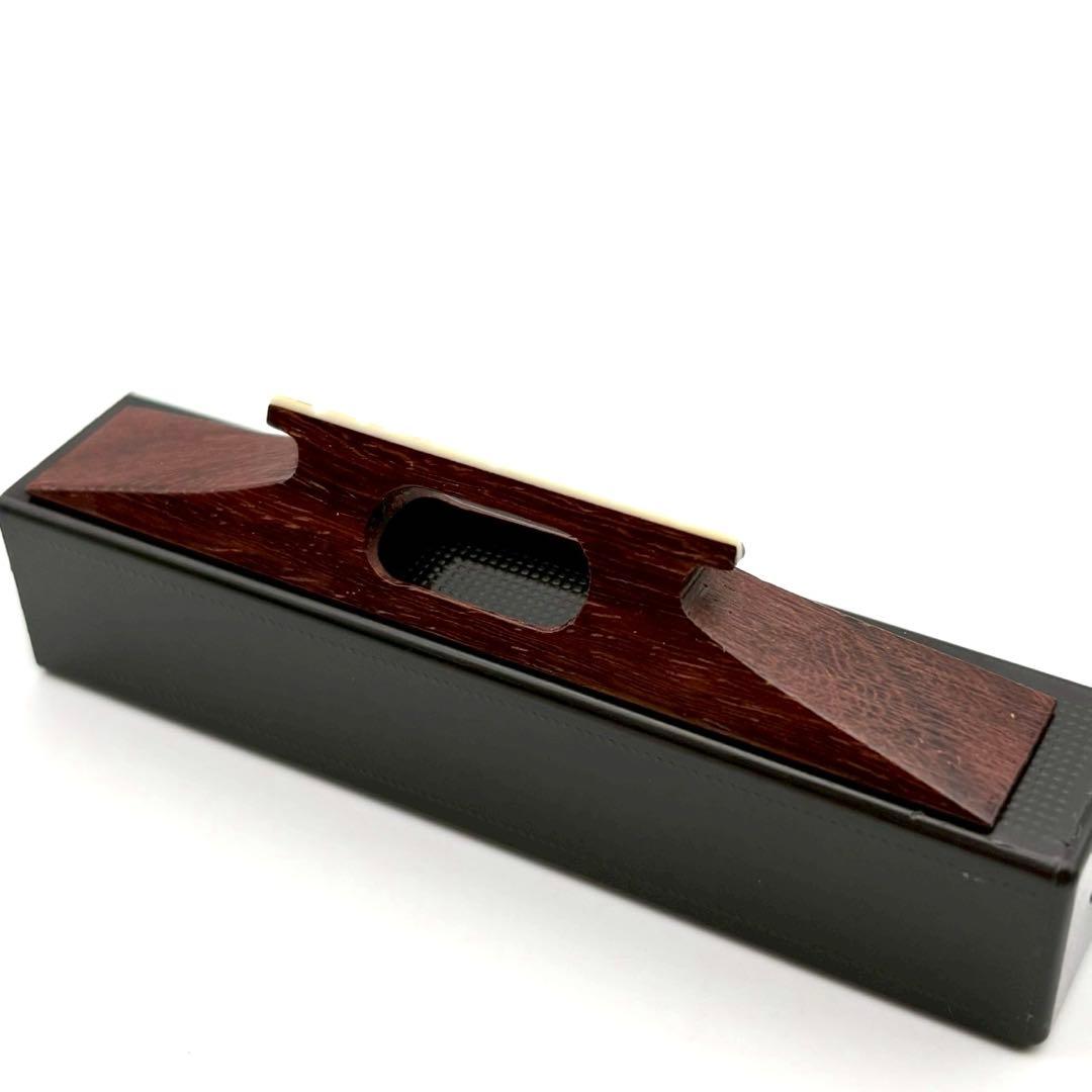 【希少】三味線 駒 入舎利紅木駒 地唄 小唄用 天然素材天 駒入れ付