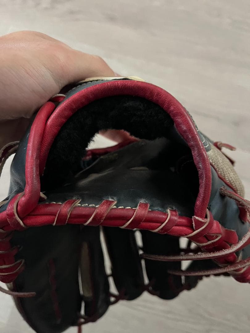 【希少】ミズノ グローバルエリート 外野用グローブ 軟式用 オーダー 型良好