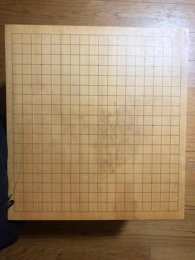 【希少】6.6寸 本榧 囲碁盤セット ヘソ 脚付き 桐箱 碁笥付き