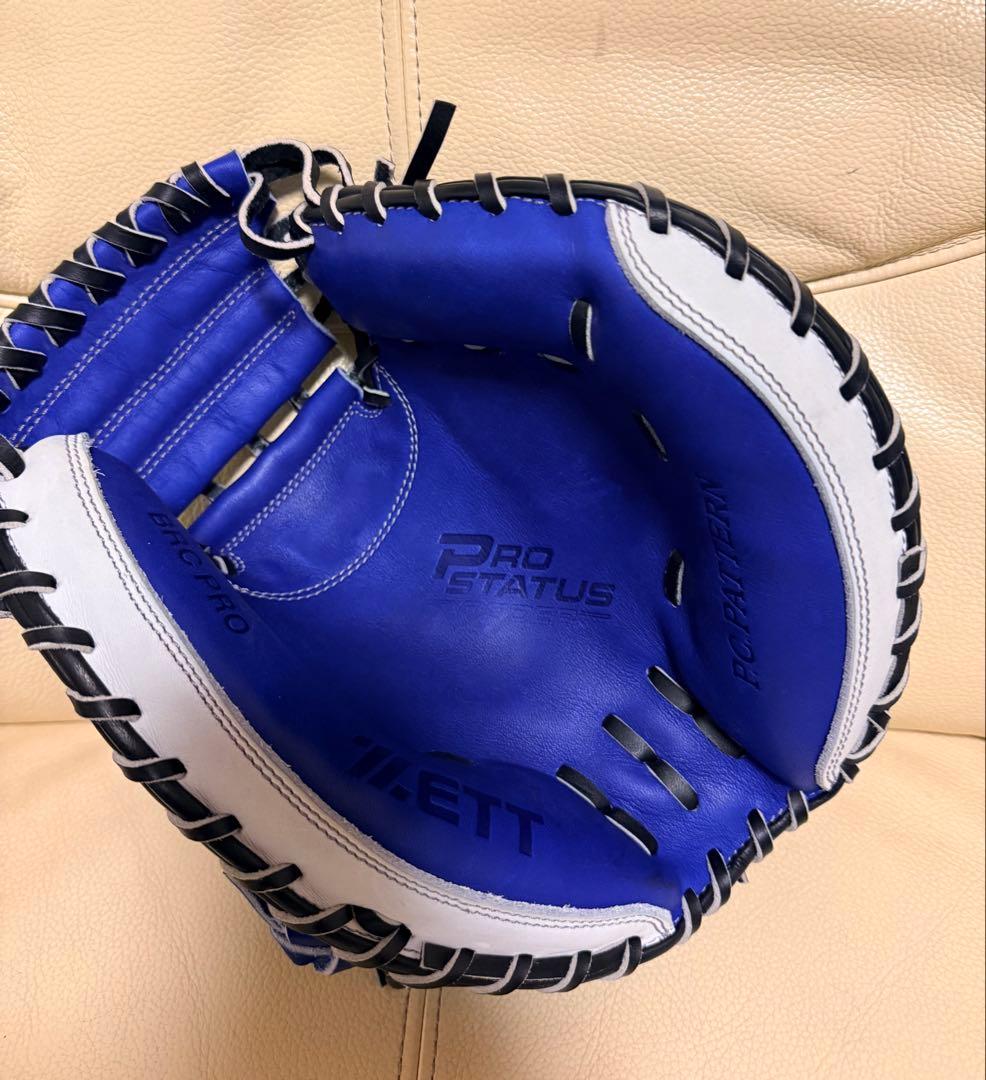 ゼット　プロステイタスオーダー軟式ミット　ヤクルト中村モデル　型付け済み