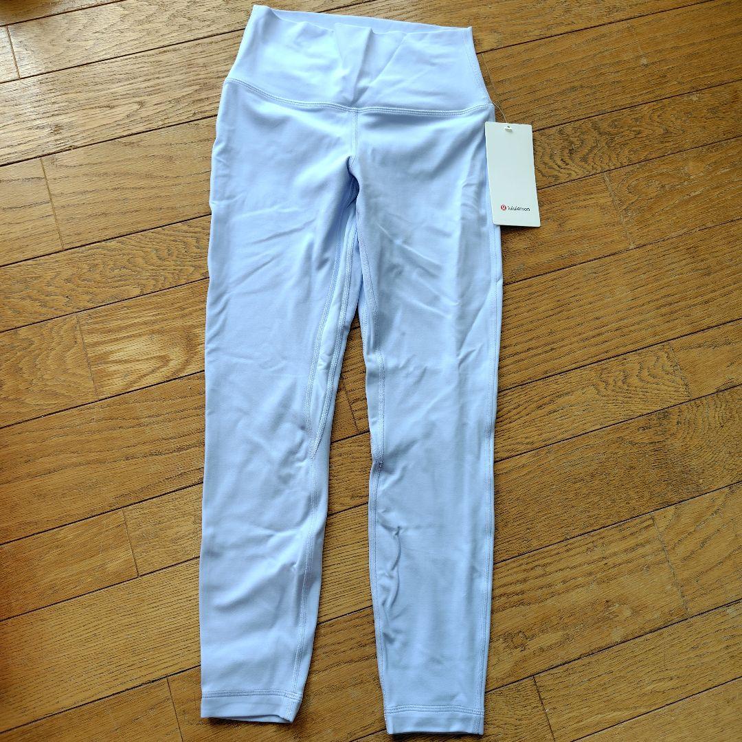 lululemon ハイウエスト ヨガパンツ ライトブルー