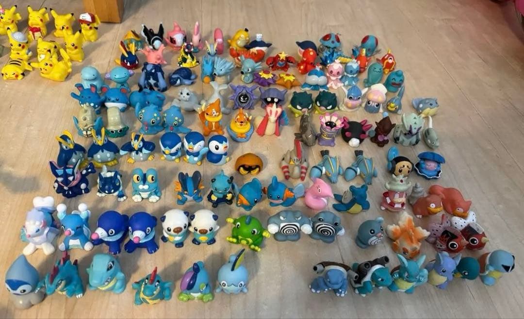 ポケモンキッズ 約710体とモンコレなどおまけ38体のセット　初代　初期多数