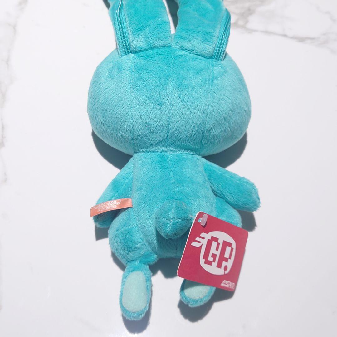 H*o様 チャックスGP 汎用うさぎ デュアルペンポーチ ターコイズブルー（ペン