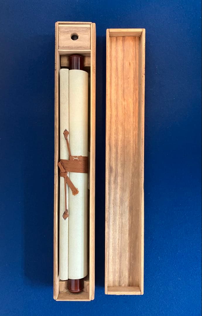 岡本一平　紙本　掛軸（岡本太郎 の父・漫画・水墨画）