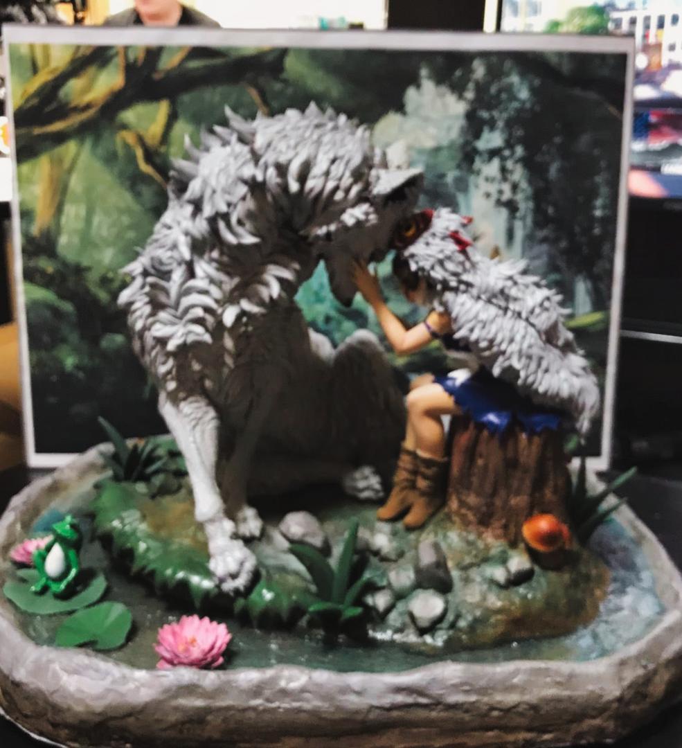 もののけ姫　サン　フィギア　宮崎駿　　 約30ｃｍ　巨大フィギア