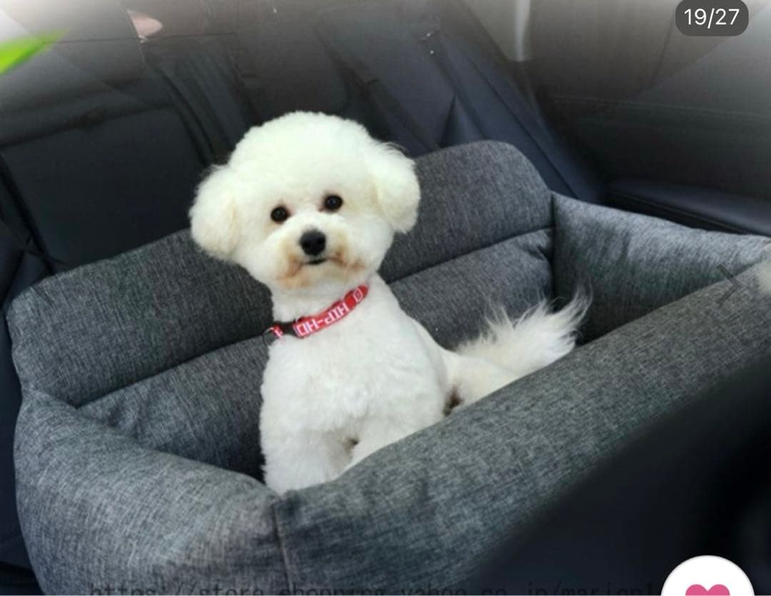 ふかふかドライブベッド　ドライブボックス　犬猫用