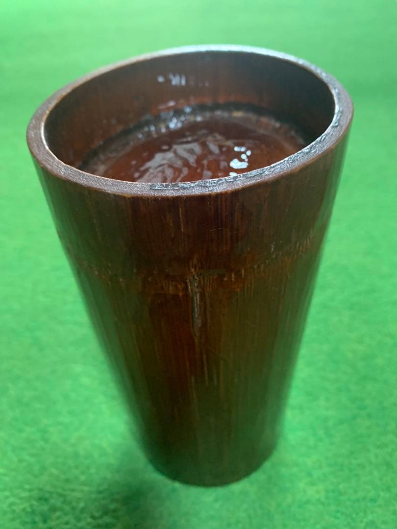 竹工芸　花籠　竹泉　花入落とし付き