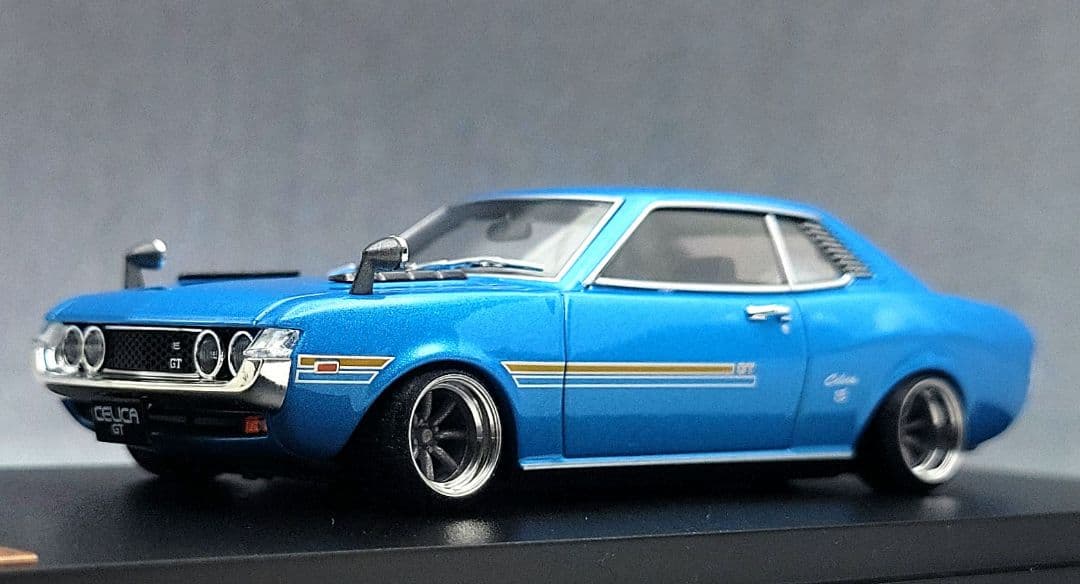 1/43　セリカ改　1600GT　ダルマセリカ　ワタナベ　アルミ製　深リム