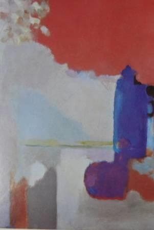 三宅悦隆、【びんのある静物】、希少な額装用画集より、新品額装付