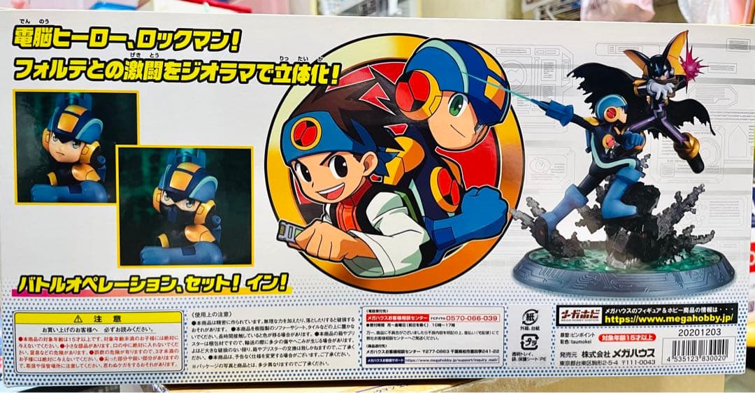 ロックマンエグゼ ロックマンvsフォルテ フィギュア