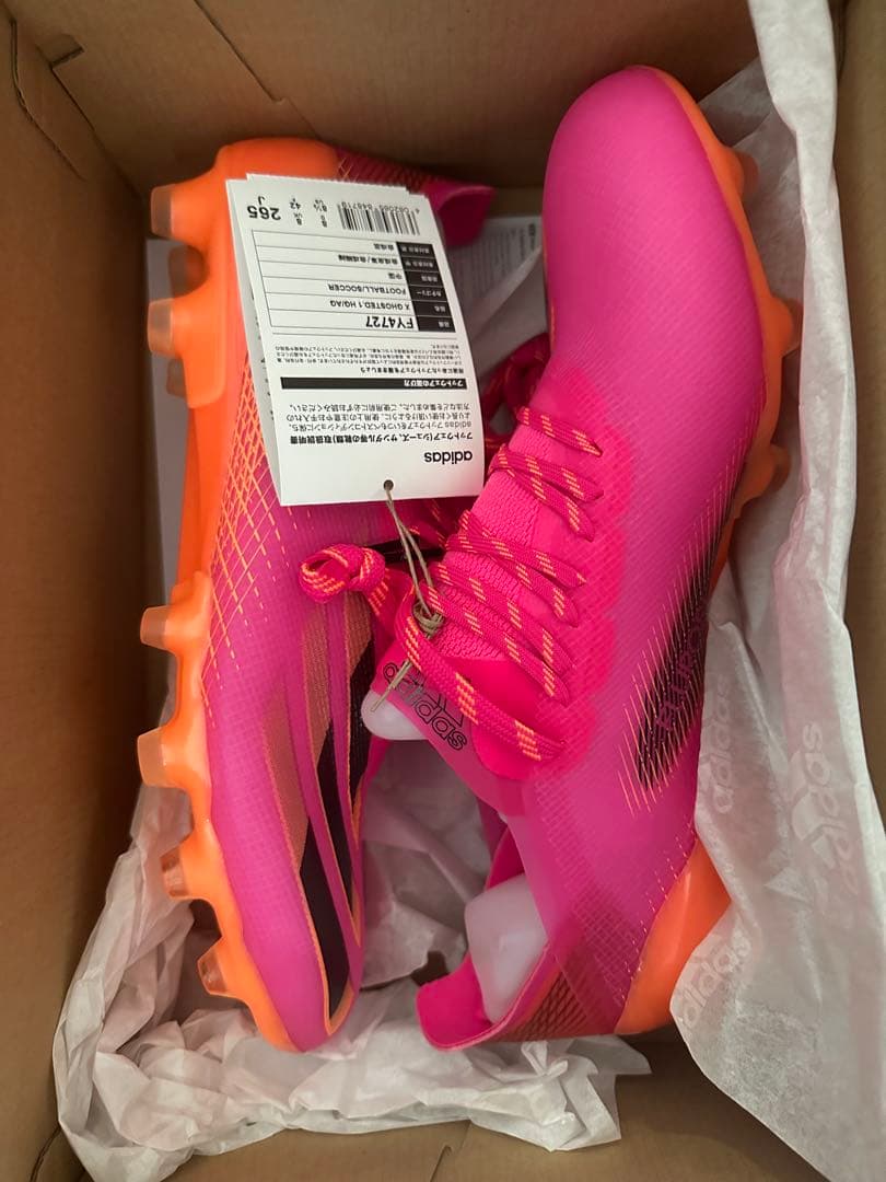 エックス　ゴースト.1 HG/AG ピンク 26.5 新品