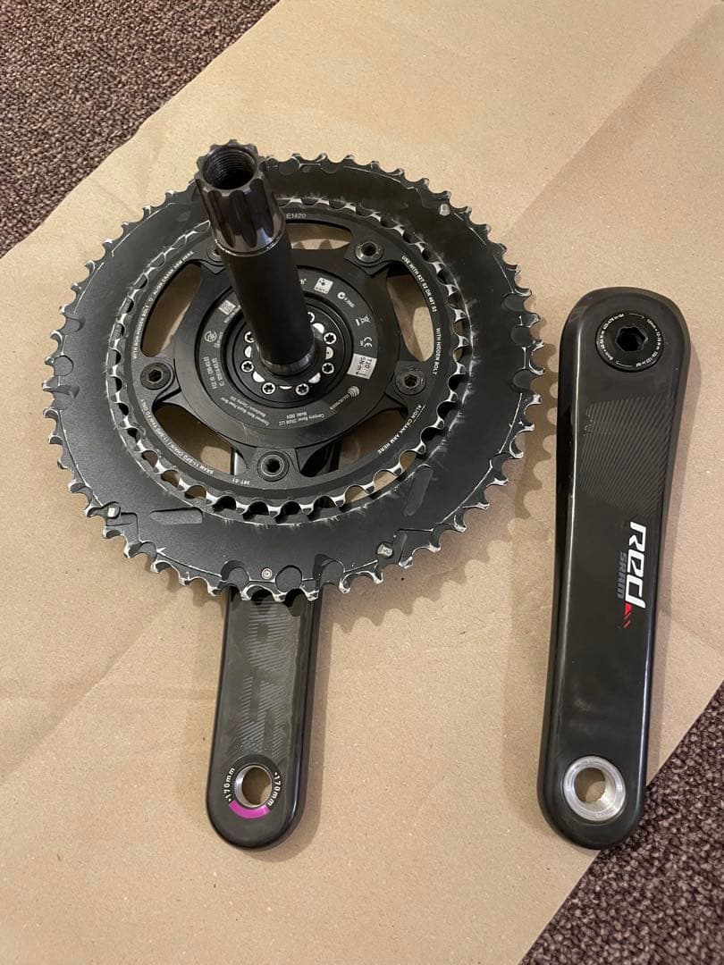 Quarq DZero × SRAM RED eTap クランクセット