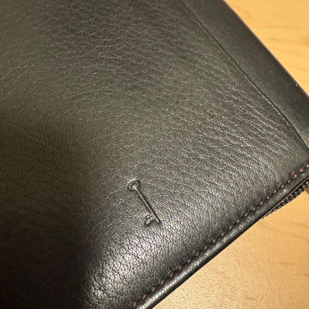 NAGASAWA キップレザー ペンケース　5本差し　ブラック　ナガサワ