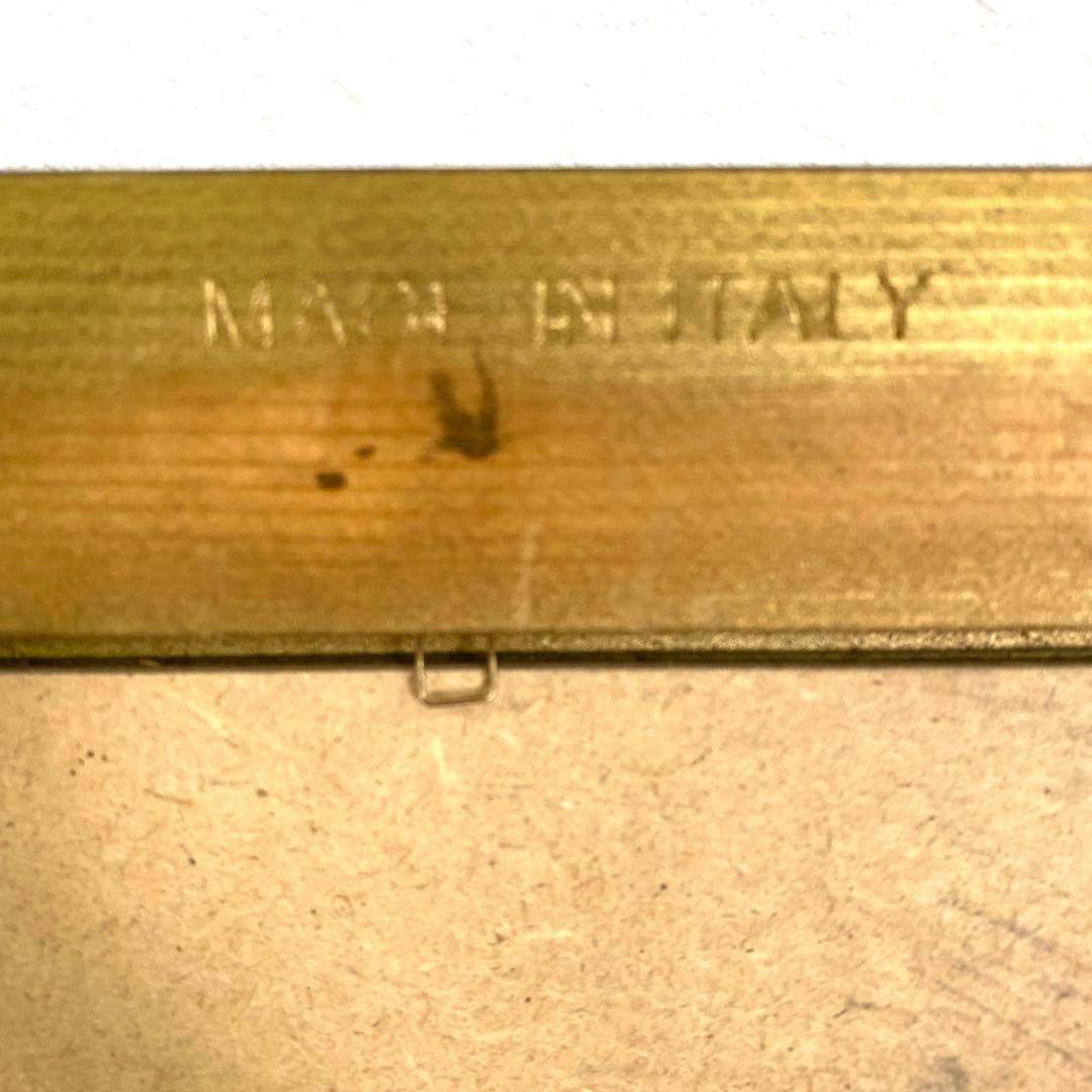 ＊ イタリア製 ミモザ 額絵 アート 金枠