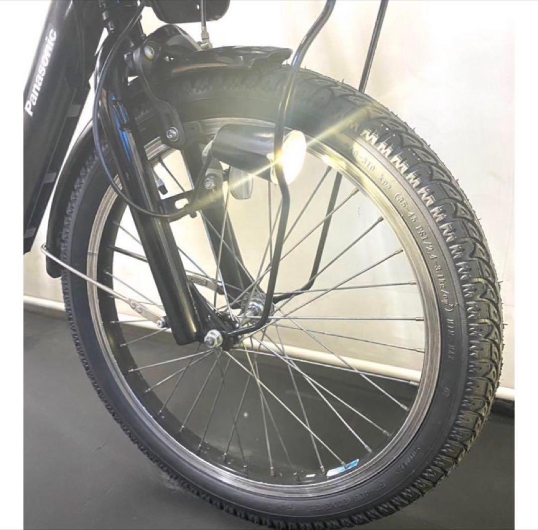 1年保証 送料無料　パナソニック　ギュット　20インチ　黒色　電動アシスト自転車