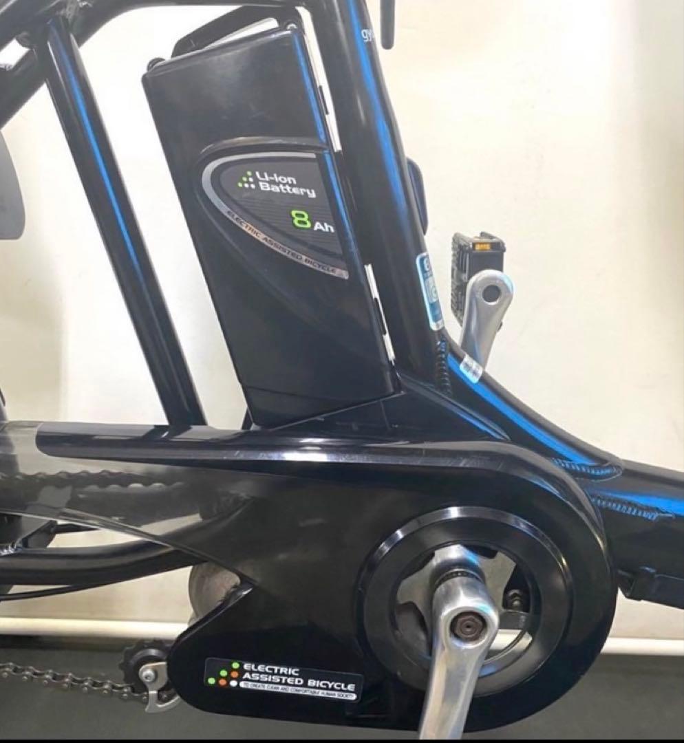 1年保証 送料無料　パナソニック　ギュット　20インチ　黒色　電動アシスト自転車