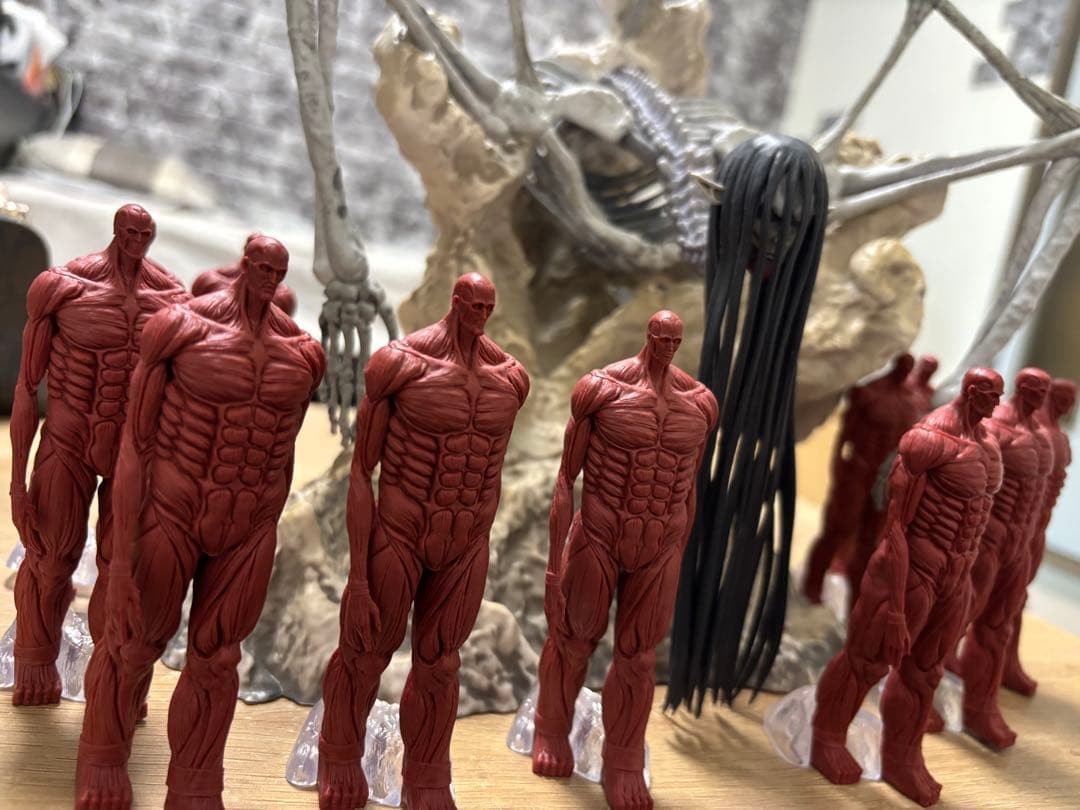 め*ん様 進撃の巨人一番くじ ♥始祖の巨人フィギュア 超大型巨人セット♥