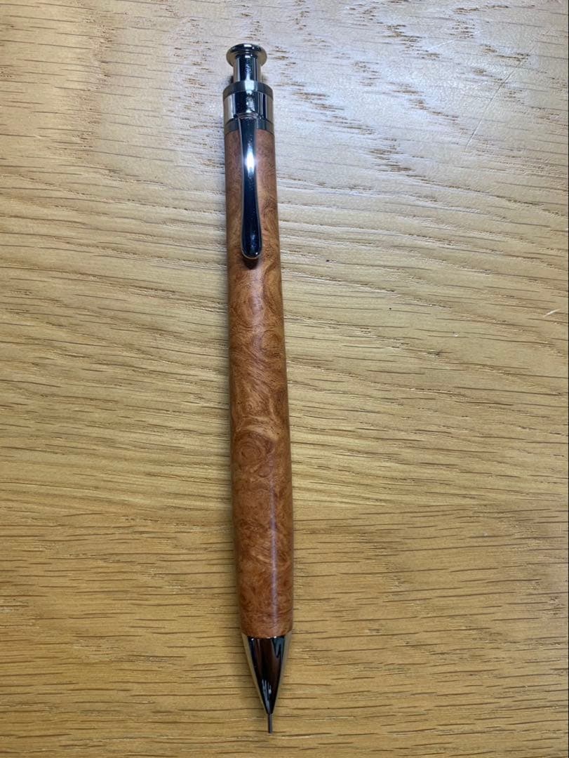 工房 楔 0.5mmペンシル楔 花梨こぶ杢 上杢 真鍮