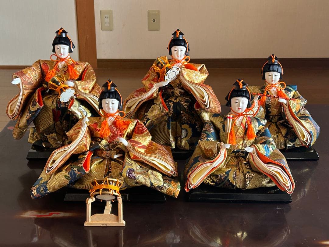 五人ばやし 五人囃子 雛人形 お雛様 桃の節句 ひな祭り