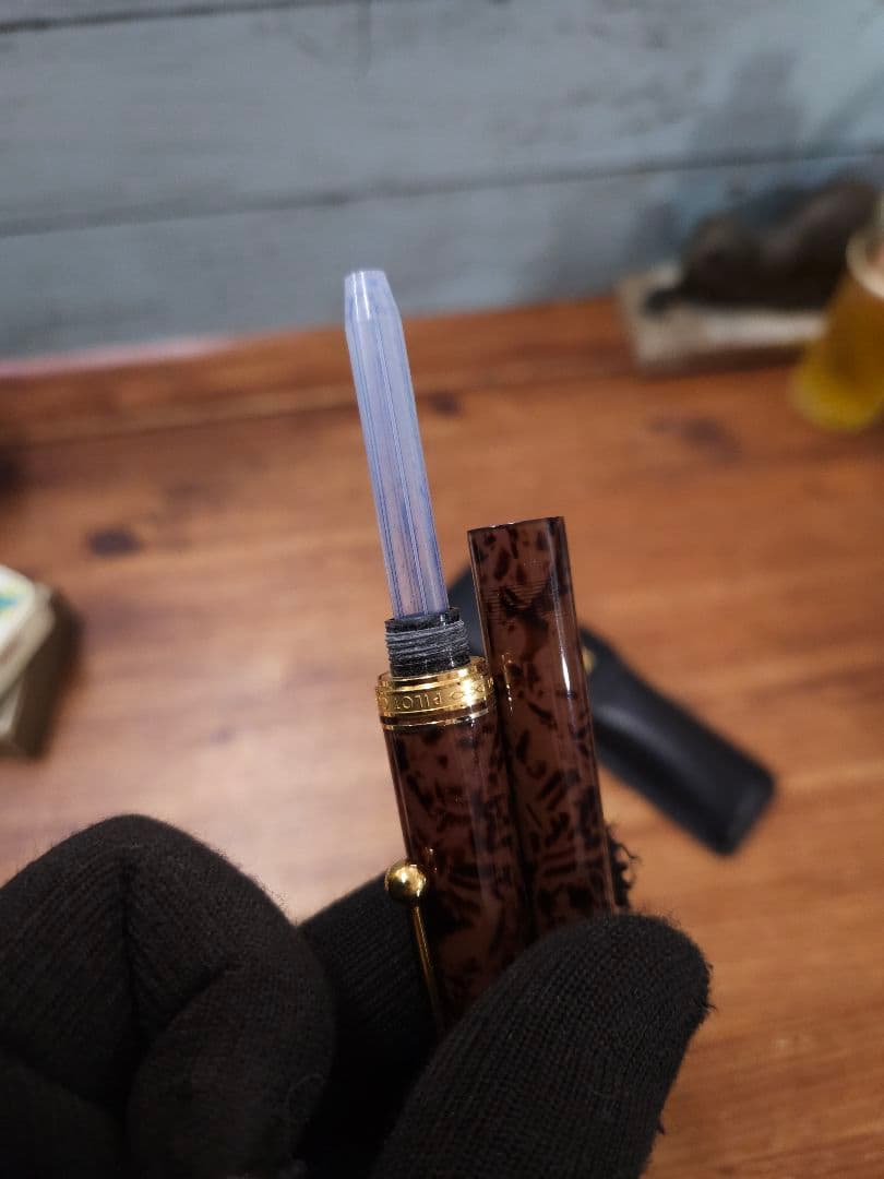 ヴィンテージ PILOT CUSTOM パイロット カスタム べっこう 万年筆