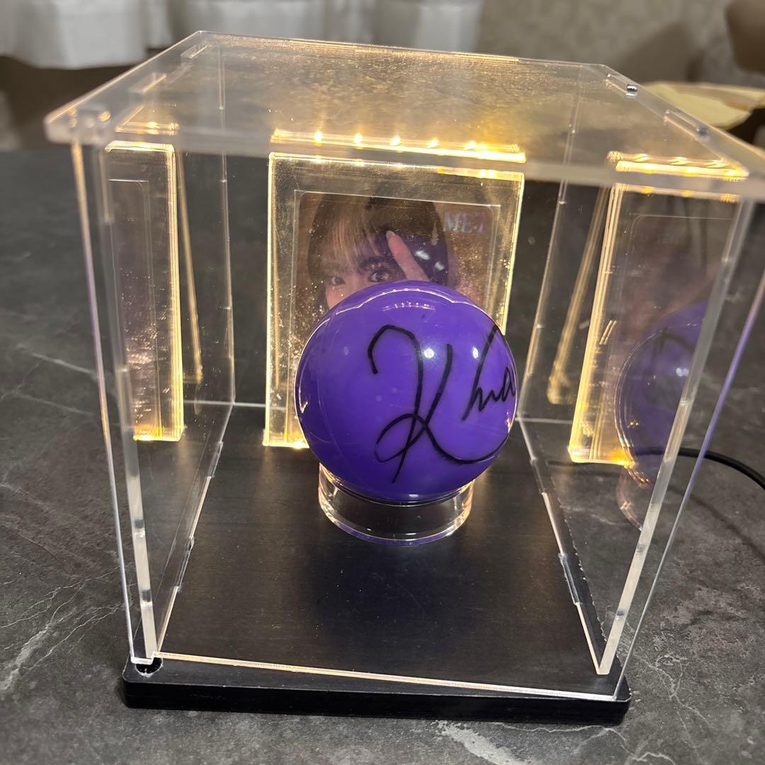 ME:I 心菜　サインボール　箱　トレカ　付き