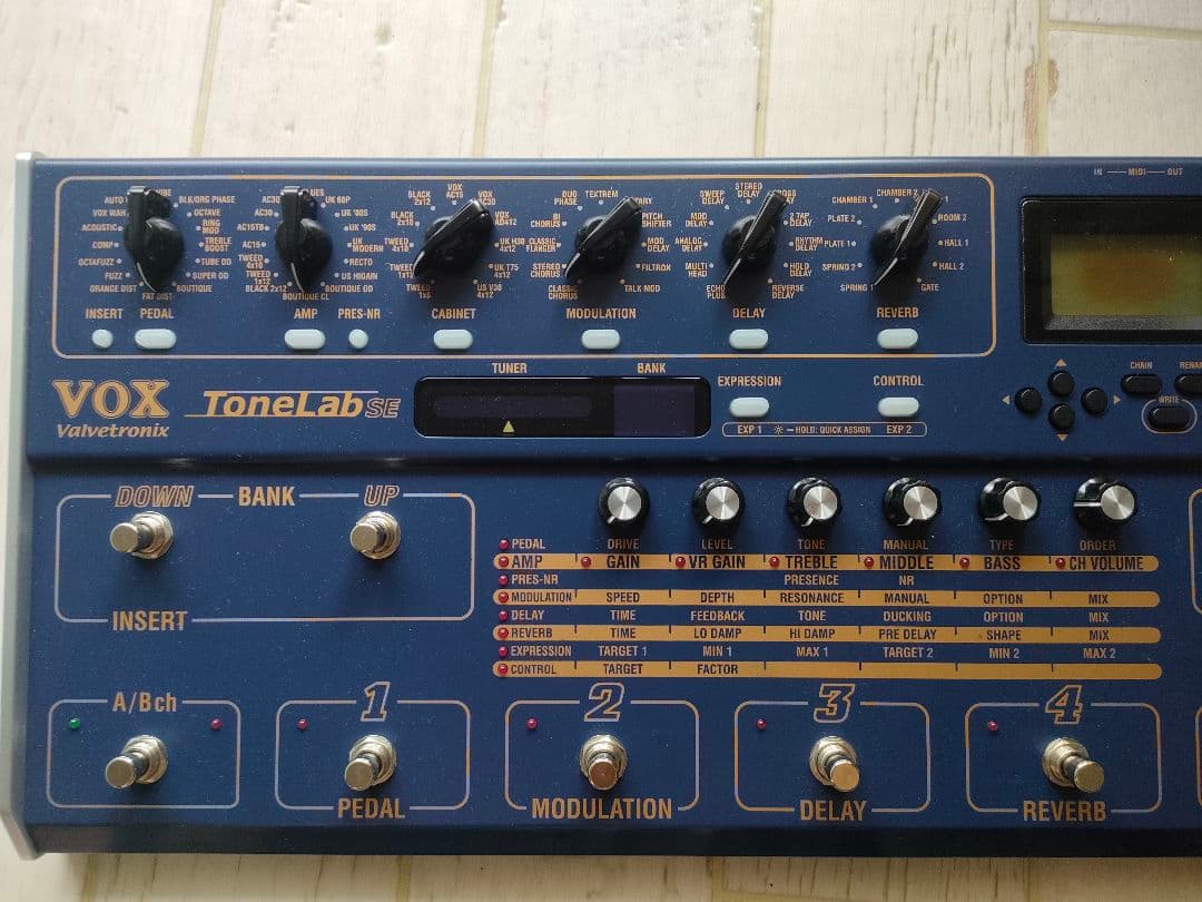 【真空管】VOX ToneLab SE マルチエフェクター