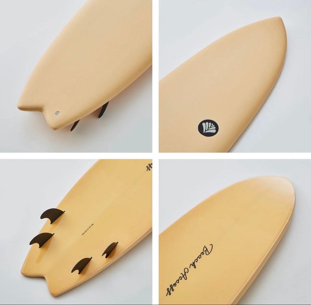 ビーチアクセス　ソフトボード 6'8\" フィン　リーシュロック付き